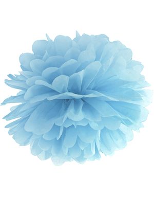 Himmelblå Pom Pom 35 cm