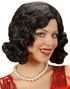 20'er Flapper Paryk i Sort