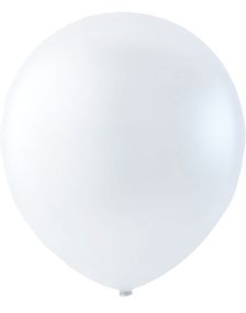 50 stk 30 cm - Hvide Balloner