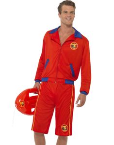 Licenseret Baywatch Livvagt Kostume til Mand