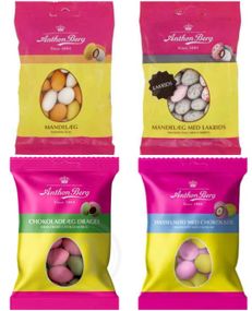 Smag dem alle – Anthon Berg Små Ægpose – Fire smagsvarianter - Pakketilbud