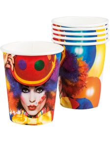 6 stk Papkrus 250 ml - Klovnefest