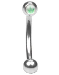 Lovly Weed - 1.2 mm x 8 mm Øjenbrynspiercing