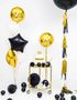 50th Birthday - Rund Guldfarvet Folieballon 45 cm