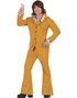 Orange Disco Kostymedress til Herre - Medium