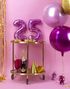 Guldfarvet Metallisk Orb / Rund Ballon 40 cm