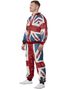 Union Jack Joggedress i Vintage-stil - Kostyme til Herre