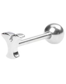 Tungepiercing med Bogstavet Y