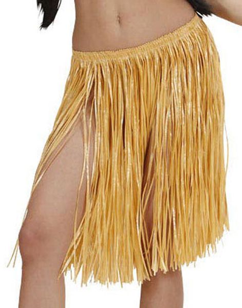 Hawaii Hula Hula Bast Nederdel - 55 cm