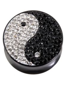 Diamond Yin Yang - Piercing Plug