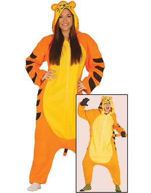 Tigerdyret Inspireret Kigurumi Kostume