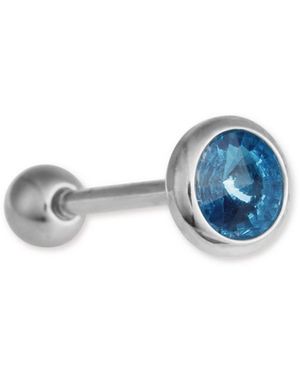 Enkelt Turkis Diamant - Tungepiercing