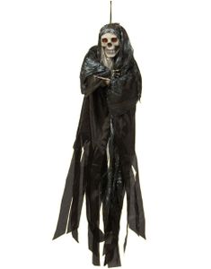 Grim Reaper Dekoration med Lys - 105 cm