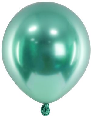 50 stk Glossy Grønne Ballonger 12 cm