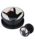 Heavy Metal - Sort Piercing Plug