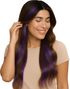 3 stk Tinsel Hair Extensions 50 cm - Lilla