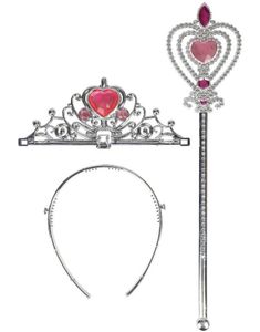 Prinsesse Sett - Tiara og Stav