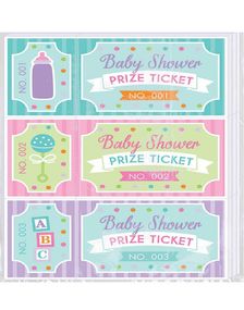 48 stk Babyshower Prize Ticket / Lodder
