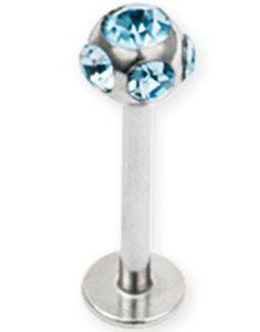 Diamond Bold Labret - Lyseblå