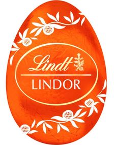 Lindt Lindor Filled Orange Chocolate Easter Egg - Sjokoladeegg med Appelsinfyll 28 gram
