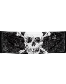 Stort Posterflagg Banner 220x74 cm - Golden Pirate