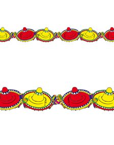Sombrero Guirlander 3 meter