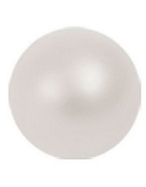 Pearl Fashion Hvid - 5 mm Akrylkugle til 1,6 mm stang