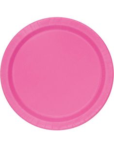 20 stk Rosa Små Paptallerkener17 cm