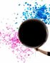 Svart Gender Reveal Ballong med Konfetti 