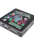 Pokersett - 2 Kortstokker, 100 Poker Chips og Dealer Chip
