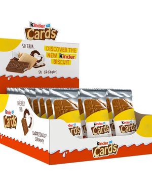 30 stk Kinder Cards - Kiks med Kindersjokolade - Hele Æsken 768 gram