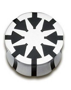 Black Ninja Star - Piercing Plug
