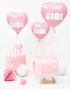 Its a Girl - Rosa Hjerteformet Folieballon 48 cm