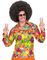 60-talls Groovy Hippie Kostymeskjorte til Herre