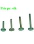 Grøn Labret Stang i Titan til 1,6 mm Kugle