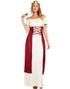 Medieval Brunhilda - Middelaldersk Kostyme til Dame - X-Large