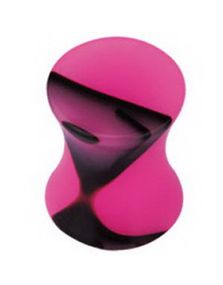 Smoked Stone - Rosa Akryl Plug