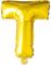 JUMBO Gullfarget Bokstavballonger A-Z - 102 cm