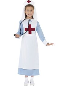 Sygeplejerske fra 1.Verdenskrig Børnekostume