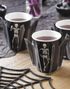 8 stk Kopper med Skjelett i Pop-Up Kister 266 ml - Fright Night