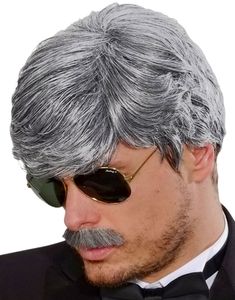 Gråsort George Deluxe Paryk - Kan Styles!