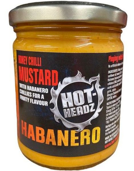 Habanero Honey Chilli Mustard - Søt og Sterk Sennep med Honning og Habanero 230 ml