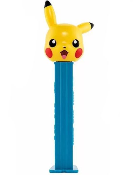 Blå Pikachu Pez-holder med 2 stk Pez-pakker
