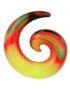 Curl Expander Rainbow - Silikone Ørepiercing