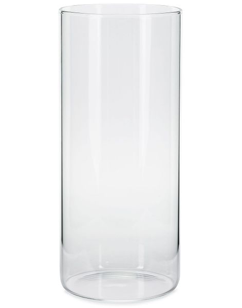 Glassbeholder for Lys 10x23 cm