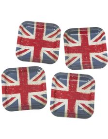 8 stk Storbritania Papirtallerkener 23cm