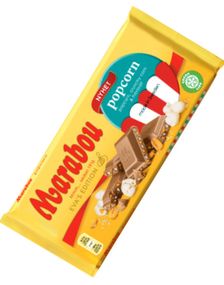 Marabou Popcorn Melkesjokolade 185 gram