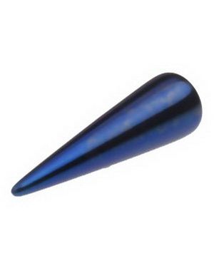 3 x 12 mm - Blå Spike (Titan kugle)