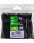 50 stk Sorte Heavy Duty Genanvendelige Spiseskeer