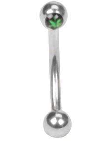 Energy Weed - 1.2 mm x 8 mm Øjenbrynspiercing